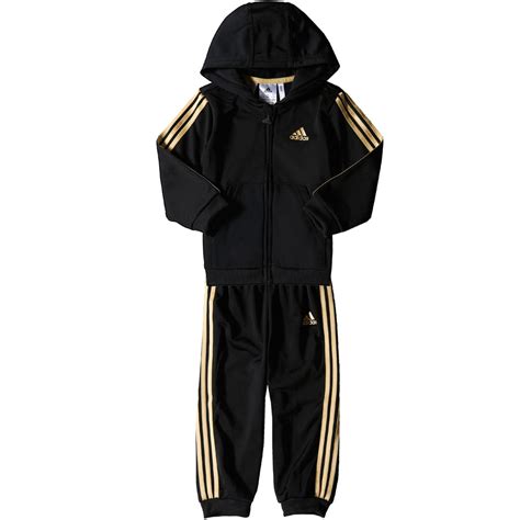 adidas schwarz gold jogginganzug|Schwarze Trainingsanzüge .